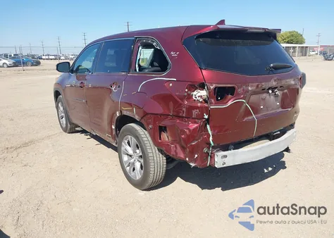 2014 Toyota Highlander Xle V6 из США, поврежденный, VIN 5TDKKRFHXES026601